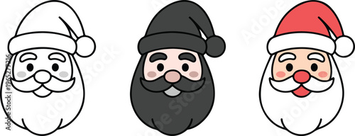 Set of minimalist Torah scroll icons with Star of David in outline silhouette and colorful gold flat vector styles.