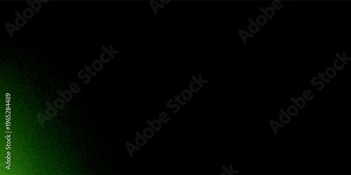 Abstract Dark Green Gradient Background with Grainy Texture and Retro Noise Effect for Modern Minimalist Graphic Design Web Banner and Digital Poster Backdrop.