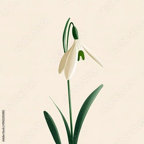 snowdrops illustration 