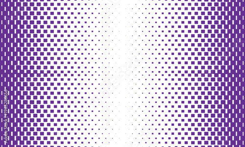 Abstract purple colour geometric hipster fashion halftone square pattern. Vector illustration.