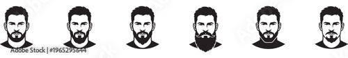 Men's Beard and Mustache Styles Collection
