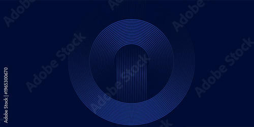 abstract dark background with glowing lines circles.