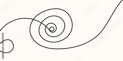 Line cable squiggle curve long with abstract tangle thin Wavy curvy thread and line vector with loop squiggly cable Wire line doodle and rope squiggle divider with element