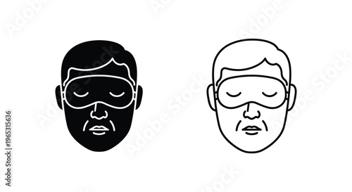 Sleep masks for restful nights Vector