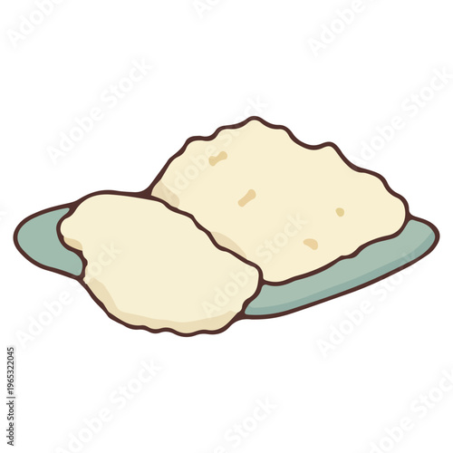Mashed Potatoes Illustration