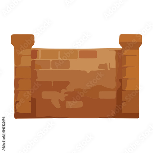 Old Brick Wall Icon