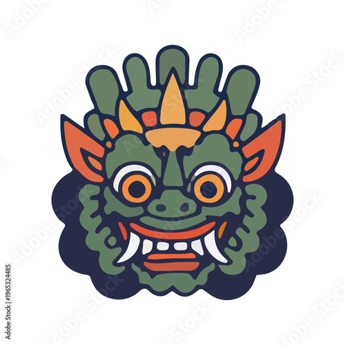 Asian Mythical Creature Mask