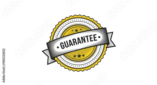 Guarantee Seal Badge Icon - Certified Quality Assurance Stamp