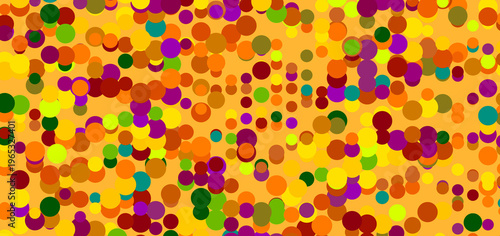 abstract background with colorful dots