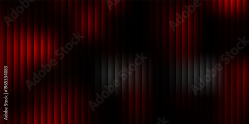 Dynamic futuristic striped vertical lines and distorted striking red blue diagonal gradients. Vector ilustration
