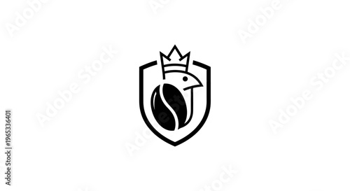 Royal Coffee Bean Emblem
