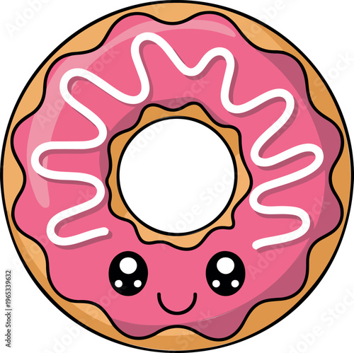 Cute happy yellow banana character, smiling tropical fruit mascot, funny healthy snack cartoon, cheerful kawaii food vector illustration