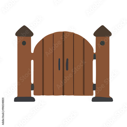 Wooden Garden Gate Icon
