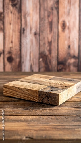 Rustic Wooden Surface With Aged Boards For Food Presentation And Copy Space