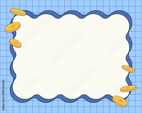 グリッドうねうね＆コイン　フレーム