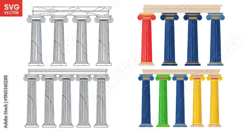 Ancient Greek Columns: Classical Architecture Elements