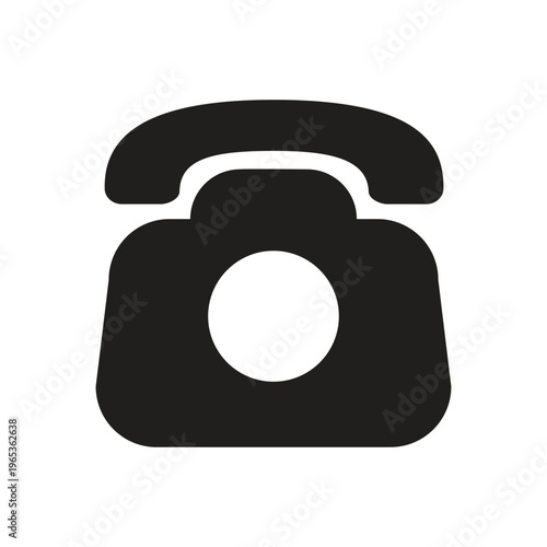Home Landline Phone Solid Icon