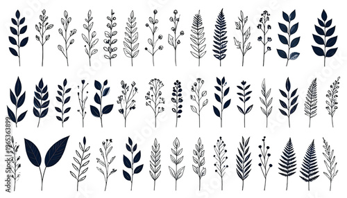 Ancient cuneiform script symbols and stylized representations of birds and animals