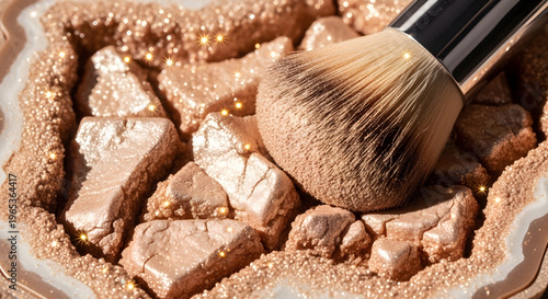 Make Up Brush, Make Up Powder, Golden, Eye Shade, HD,