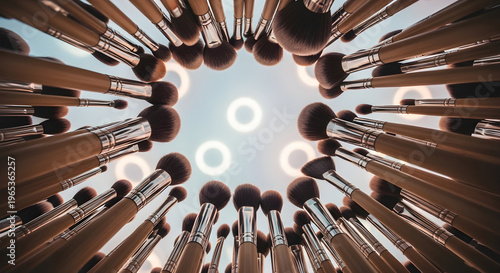 Make Up Brush, Parlour Background, Parlour Ceiling, Cosmetics, Brush, 