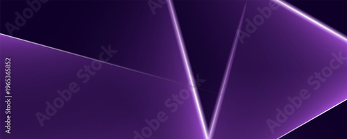Abstract purple polygon luxury on blue dark background vector. Social ads banner or Landing page.