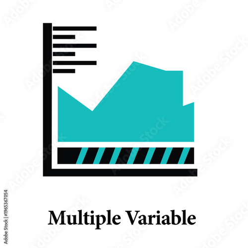 Illustration of business graphs  with multiple variables 