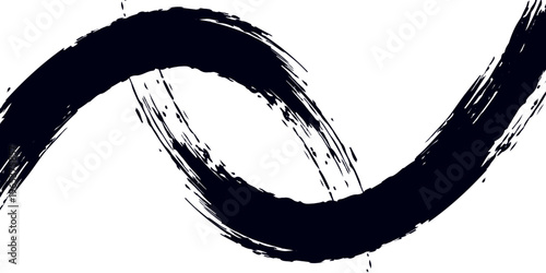 Vector make-up cosmetic mascara brush stroke texture design isolated on white. Realistic mascara smear template. Mascara eyelashes brush stroke makeup. Black hand drawn lash scribble swatch.