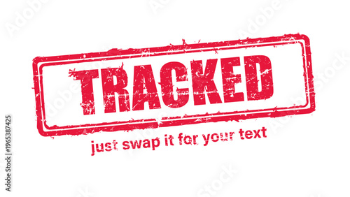 official stamp label red rubber stamp vector with distressed ink texture and clean frame, built for packaging, shipping labels, office paperwork, certification workflows, and commercial branding use.