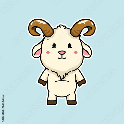 Cute Goat illustration 