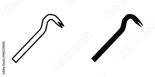 Comparison of two different types of pipe bends or elbow joints with varying thickness