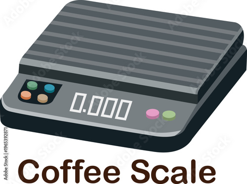Digital coffee measuring tools etc., coffee scale 