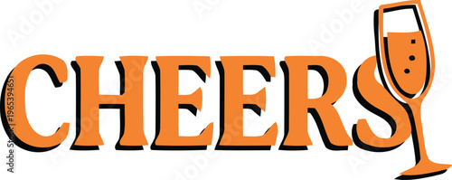 Cheers brand logo featuring a mug and the word cheer in bold letters