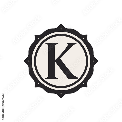 Vintage gold wax seal vector illustration featuring a circular badge design with a peace sign and success crown emblem on a military shield award label