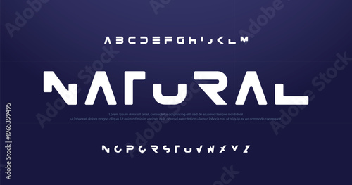 Sport Modern Tech Alphabet Font. Typography urban style fonts for technology, digital, movie logo design. vector illustration