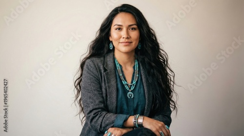 Professional Native American Businesswoman Portrait