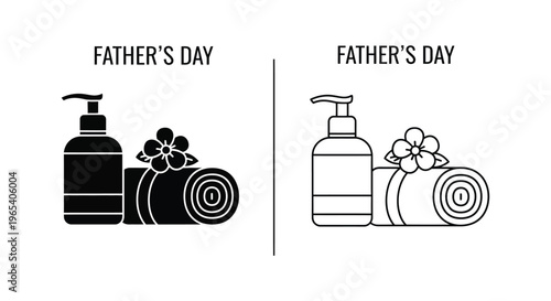 Fathers day gift ideas for dad Vector