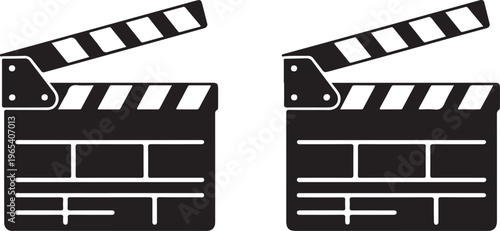 Tableau sur toile Movie clapper