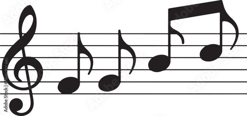 Musik, Musiknoten, Melodie