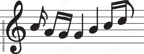 Musik, Musiknoten, Melodie