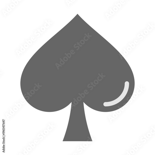 Spade Vector Flat Icon Design
