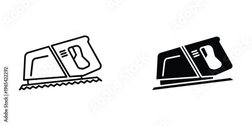 Contrast of a modern and traditional ironing board design