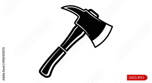 Firefighter Axe Icon - Emergency Rescue Tool