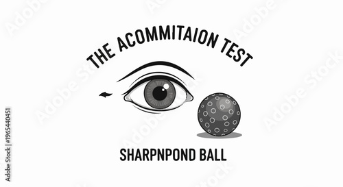 Close up of a winking eye focusing on a patterned ball