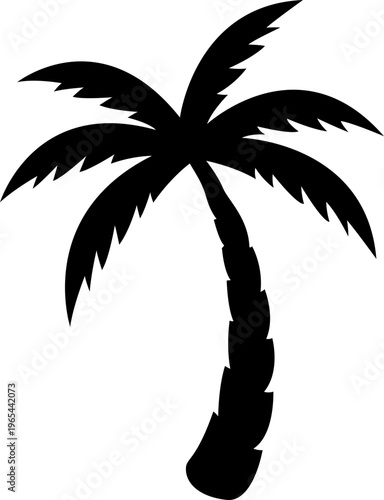 silhouette of a palm