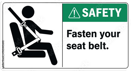 A person sits and fastens their seat belt in a vehicle for safety.