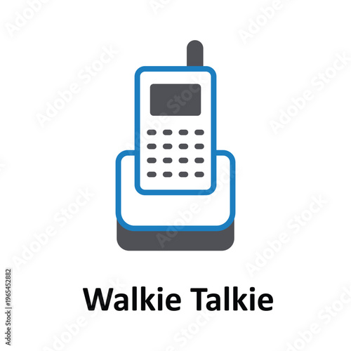 Walkie Talkie Vector icon which can easily modify or edit