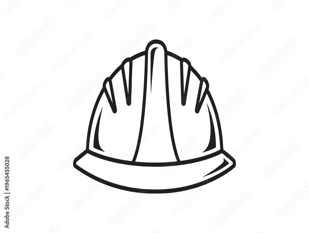 Fototapeta premium Firefighter hard hat safety helmet
