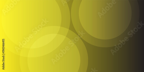 Abstract yellow background with overlapping translucent circles and soft gradients.