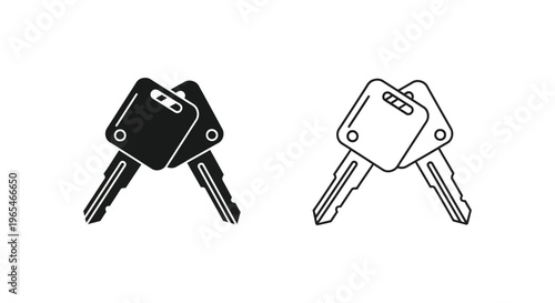 Keys unlocking opportunities Vector