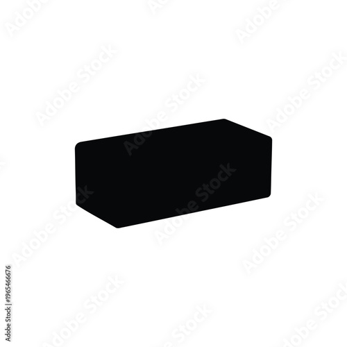 Butter silhouette icon vector illustration.
